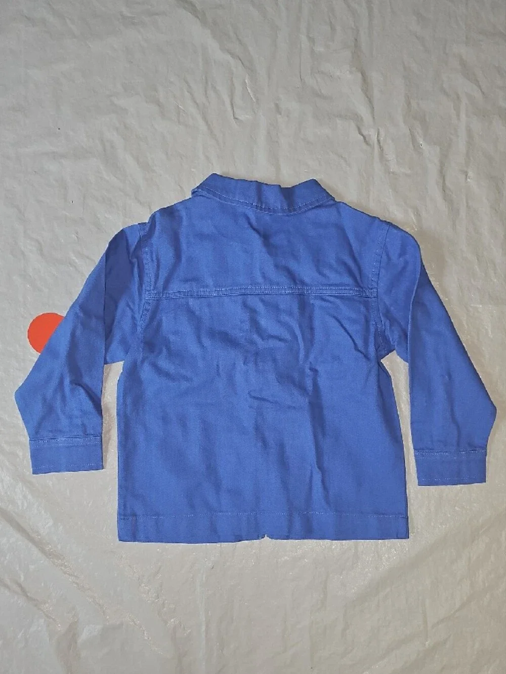 Wonder Nation Little Boy Size 4 Cotton Twill Chore Zippered Jacket, Lightweight